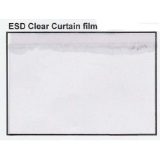 ESD Vinyl Curtain Sheet - Clear